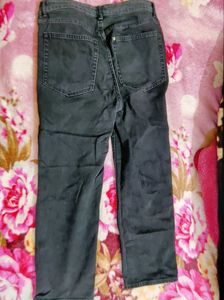 Black Straight Leg Jeans