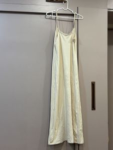 Elegant Cream Slip Dress