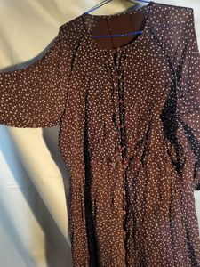 Vintage Polka Dot Midi Dress