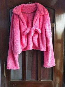 URBANIC Plush Crop Jacket