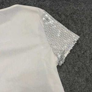 Zara Sequin Party Top