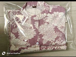 Purple Co-ord Floral Kurta Set