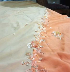 floral multi coloured Saree