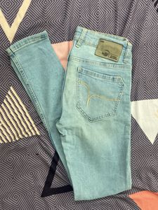 Flying Machine Light Blue Denim Skinny Fit Size 30