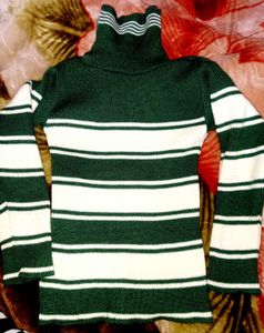 Cute Korean High Neck Sweater
