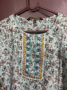 Floral Print Kurta Set