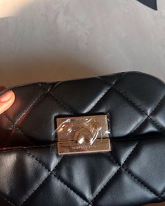 Charles &amp; Keith Quilted Boxy Top Handle Bag Set