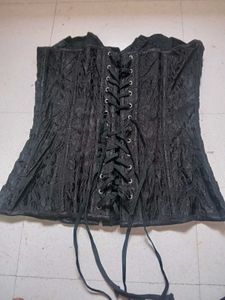Elegant Black Corset Top
