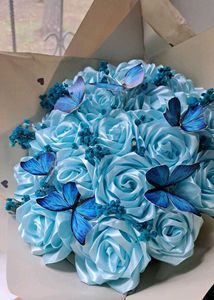 Flower Bouquet (Ribbons And Butterfly)