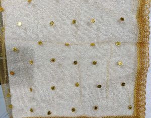 Golden Sheer Dupatta