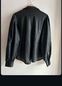 Black Leather Shirt