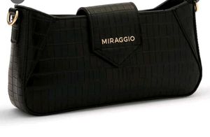Miraggio Black Handbag