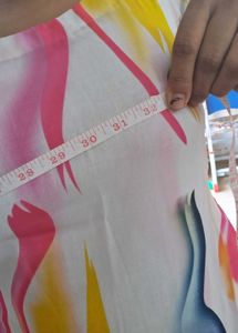Multi Color Georget Kurta