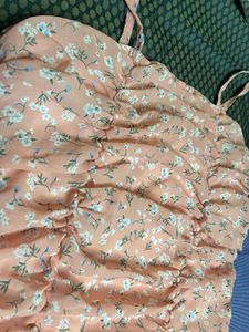 Peach cute one piece