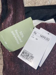 H&amp;M pink bodycon dress, size XS