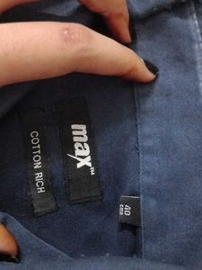 Max Men&#39;s Collection Cotton Shirt - NavyBlue