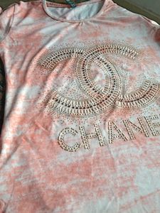 Peach Coloured Fitted Top
