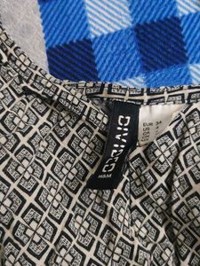 Patterned Drawstring Jumpsuit