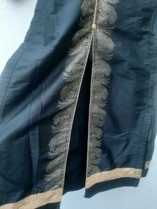 Black And Golden Ethnic Suit