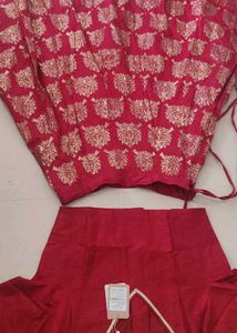 Red &amp; Gold Lehenga Choli