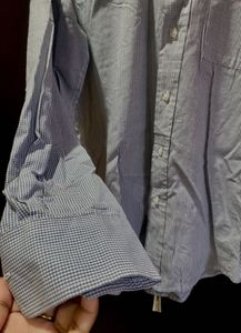 Patterned Button-Down Shirt