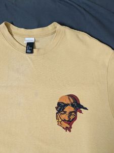 Combo: Tupac And kendrick Drop Shoulder Tshirt