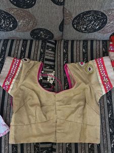 Bridal Cream Orange Lehnga