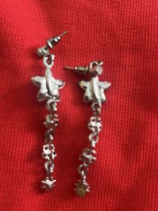 Silver Plated Long Ear Rings