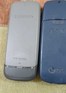 2 old keypad phone