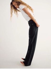 ZARA WIDE LEG JEANS
