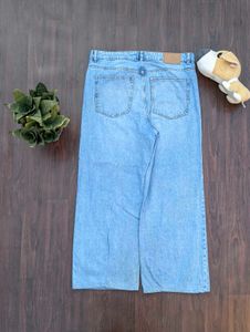 Wide Leg Denim Jeans