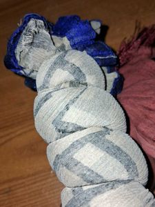 Elegant Dupatta Set 🤎💙🤍