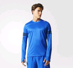 Adidas Running Blue Long Sleeve T Shirt
