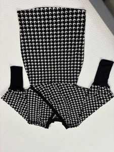 Black and white bodycon dress