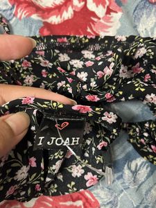 Floral Tie-Front Cami Top