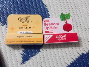 Chemist at play and aravi organic lip balm