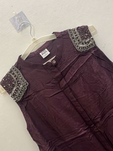 Heavy Burgundy Tunic Top