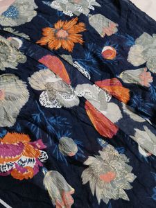 Woven Heart Floral Sheer Cover Up Kimono Top