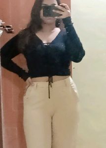Black Long Sleeve Top