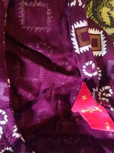 Patterned Purple Top
