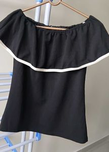 Black Off-Shoulder Top