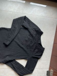 Black Lace Top