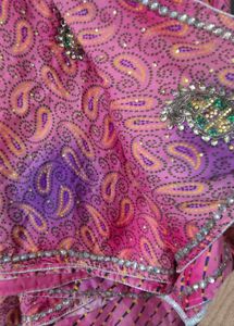 Beautiful Bandhej Print Saree