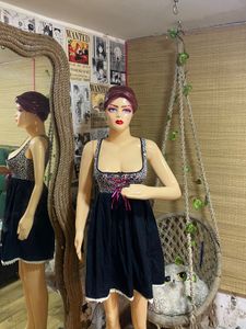 Leopard Print Babydoll Dress