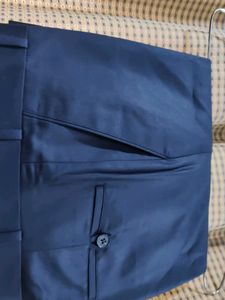 Men's Navy Blue Formal Trousers