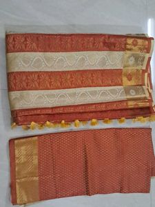Bengali Banarasi Saree With Blouse Piece