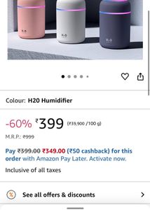 USB Colourful Humidifier