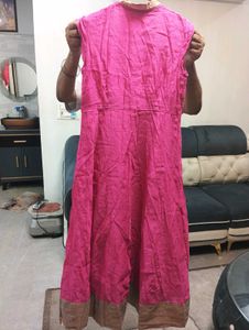 Elegant Pink Anarkali