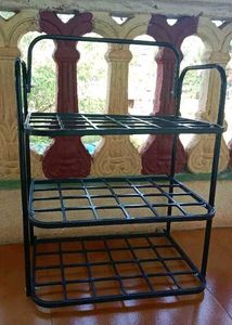 Shoe Rack 3 Shelves Durable and Multipurpose Metal