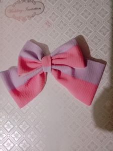 Pastel Bow Hair Clips - Set of 2